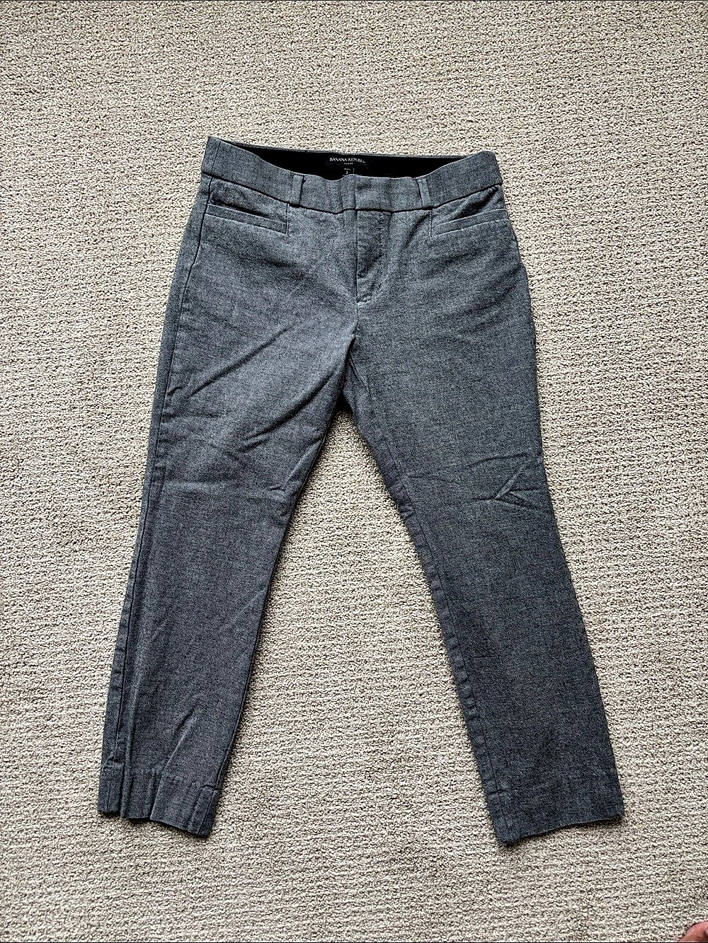 Banana Republic Sloan Ankle Pant Gray